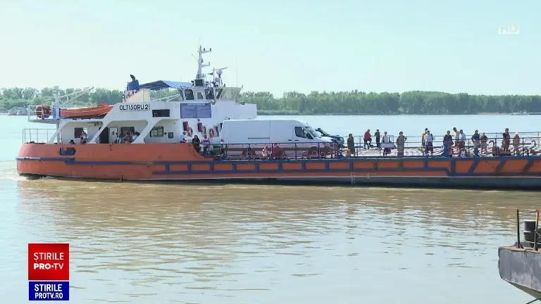 Probleme pe Dunăre. Nivelul apei a scăzut mult și brusc, în mod inexplicabil