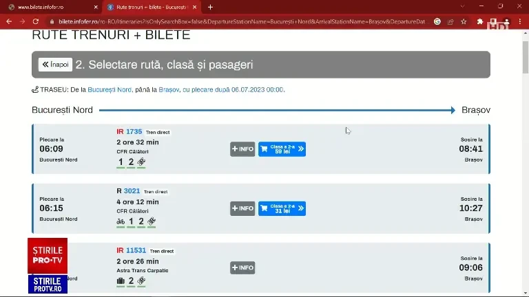 Aplicația "Ghișeul Unic" pentru cumpărarea biletelor de tren funcționează doar pe jumătate. Ce spun autoritățile