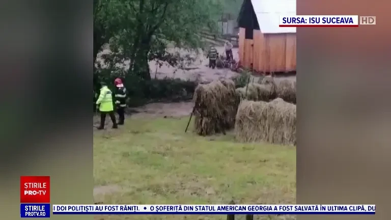 Potop în mai multe județe din țară. Un viceprimar din Bistrița dă vina pe lucrările neautorizate ale localnicilor