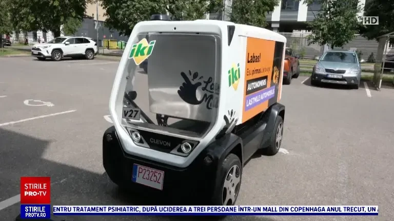 Mașinile fără șofer fac deja livrări la domiciliu într-un oraș din Europa. Cum funcționează