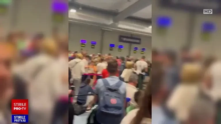 Sute de români au rămas blocați de miercuri seară într-un aeroport din Portugalia. Cursa programată a fost anulată fără motiv