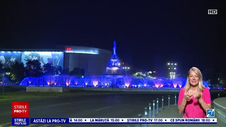 Cum se răcoresc oamenii din București pe timp de caniculă. „Acum mi se pare mai bine și mai răcoare”