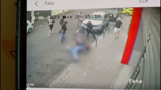 Primele imagini de la răfuiala din București a motocicliștilor Hells Angels. Momentul atacului a fost filmat