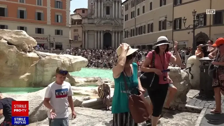 Valul de căldură care învăluie sudul Europei s-a întețit marți. În Italia s-au atins 46-48 de grade