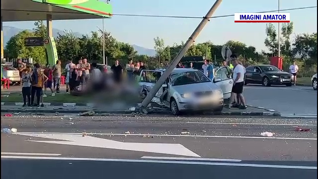 Accident mortal la Codlea. O mașină era să fie aruncată într-o benzinărie