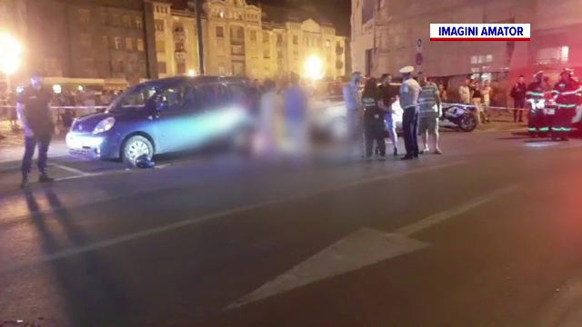 Scene de coșmar în centrul Timișoarei. Un tânăr a murit după ce a intrat cu motocicleta într-o mașină parcată