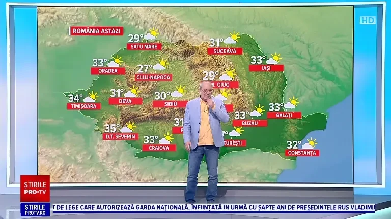 Vremea azi, 20 iulie. Căldura va fi apăsătoare și aerul greu de respirat