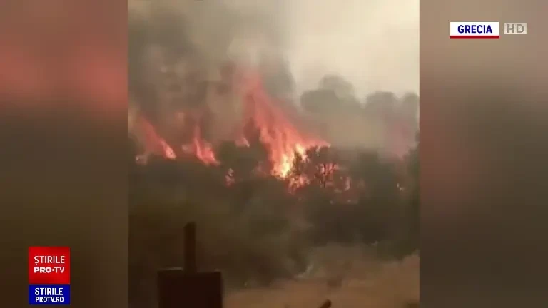 Europa, lovită de furtuni puternice, dar și de incendii de vegetație. Oamenii trăiesc zilnic un coșmar