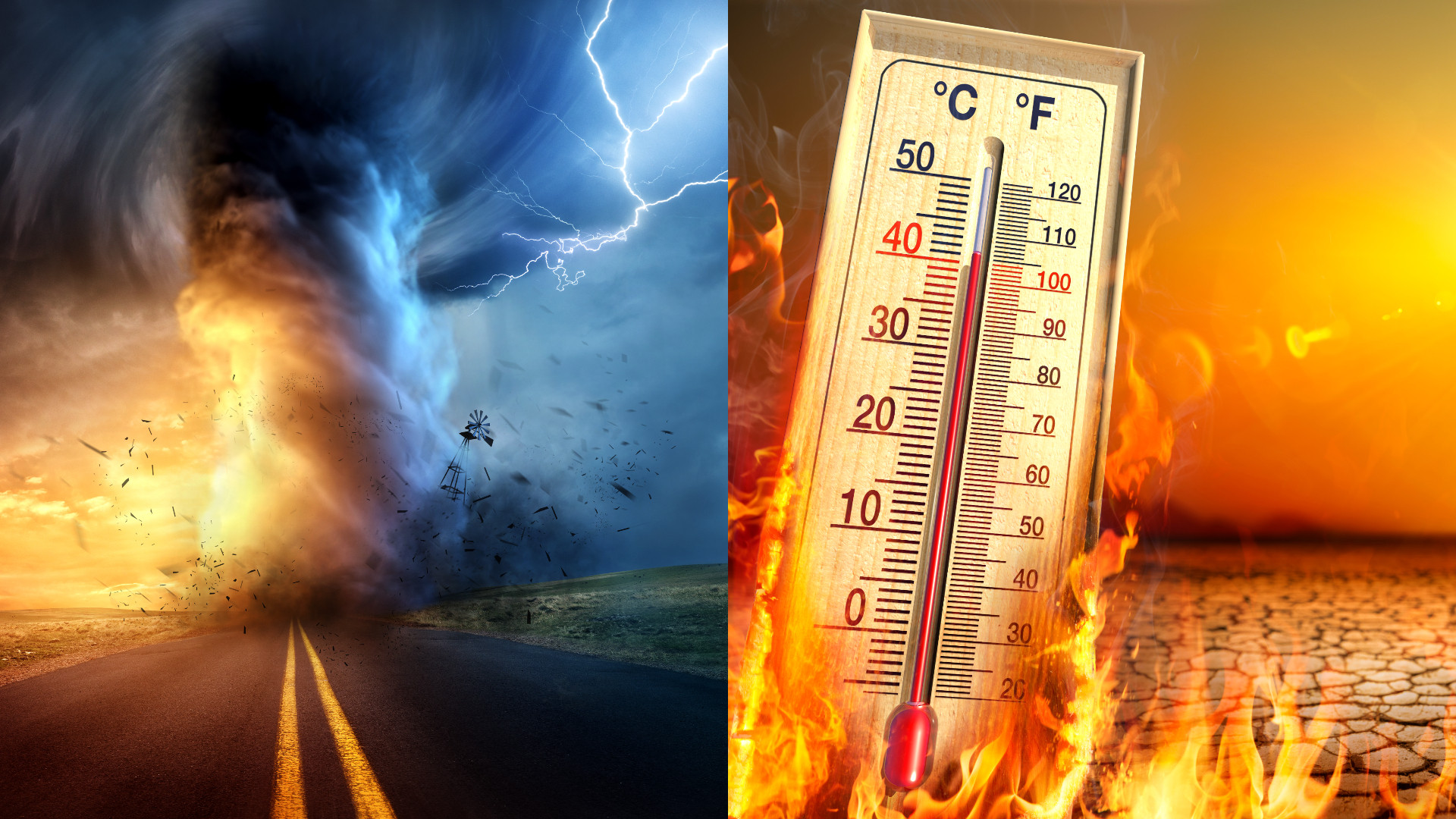 A fost rupere de nori în toată țara. Într-o singură zi am trecut de la temperaturi extreme la furtuni violente