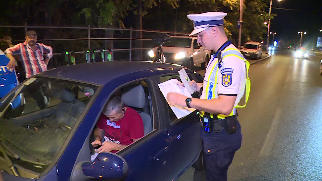 Razie în Capitală și în Ilfov. Mai multe persoane au rămas fără carnet după ce au fost depistate băute la volan