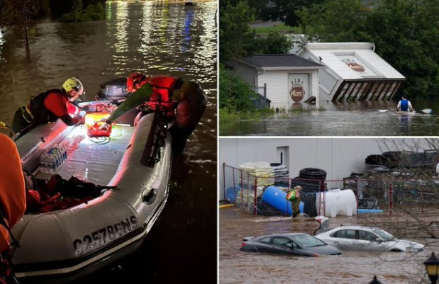 Pagube „inimaginabile” în urma potopului din Nova Scotia. Patru persoane sunt date dispărute, inclusiv doi copii