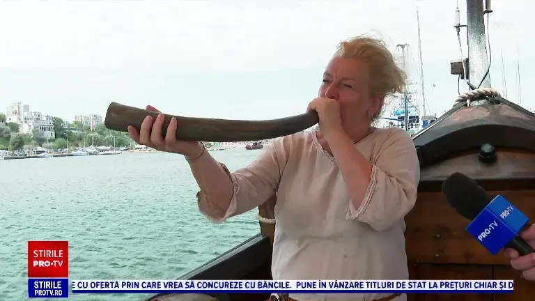 O corabie vikingă, veche de un mileniu, a ajuns în portul Tomis din Constanța. Povestea ei este deosebită