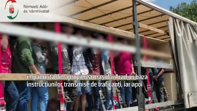 Un român şi un grec au fost prinși în Ungaria în timp ce transportau 29 de migranți spre Italia