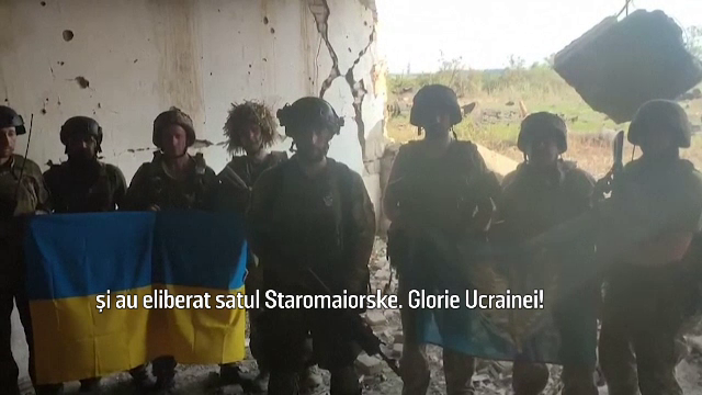 Kievul anunță că armata ucraineană a eliberat o localitate importantă, aflată pe principala linie defensivă a rușilor