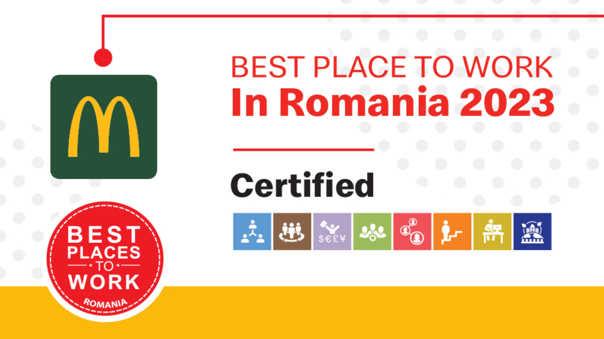 (P) McDonald’s obține certificarea angajator de top în România