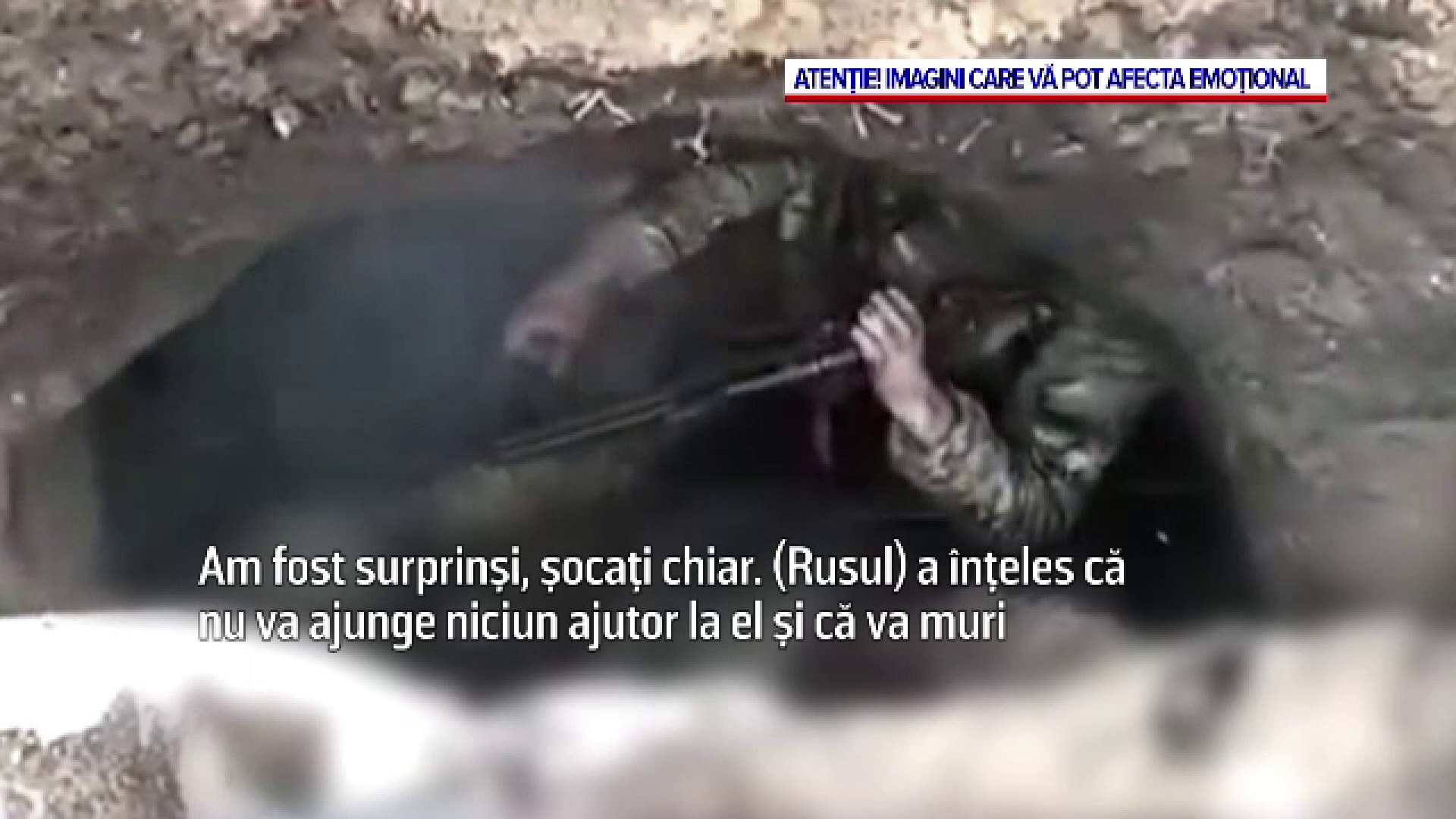 Momentul în care un soldat rus își ia viața pentru a nu fi capturat. „Este o practică comună, propaganda este de vină”