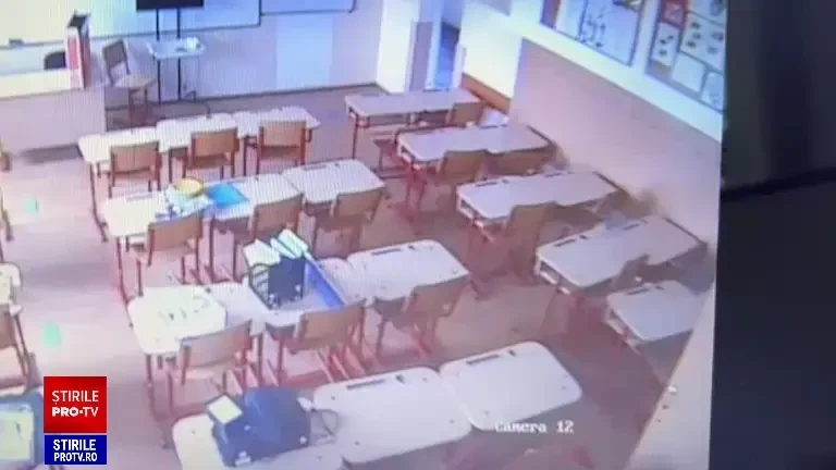 Doi tineri, suspectați că au furat 71 de tablete de la Şcoala Gimnazială „George Bacovia”. Cei doi au fost reținuți