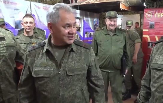 Șoigu întreabă militarii ruși din Lîman dacă au văzut tancuri germane Leopard. „Băieții noștri îi lovesc cu toată forța”