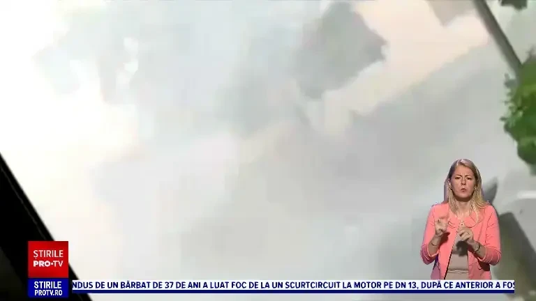 „E jale mare”. România, lovită de furtuni violente. Străzi inundate, copaci doborâți de vânt, mașini răsturnate. FOTO