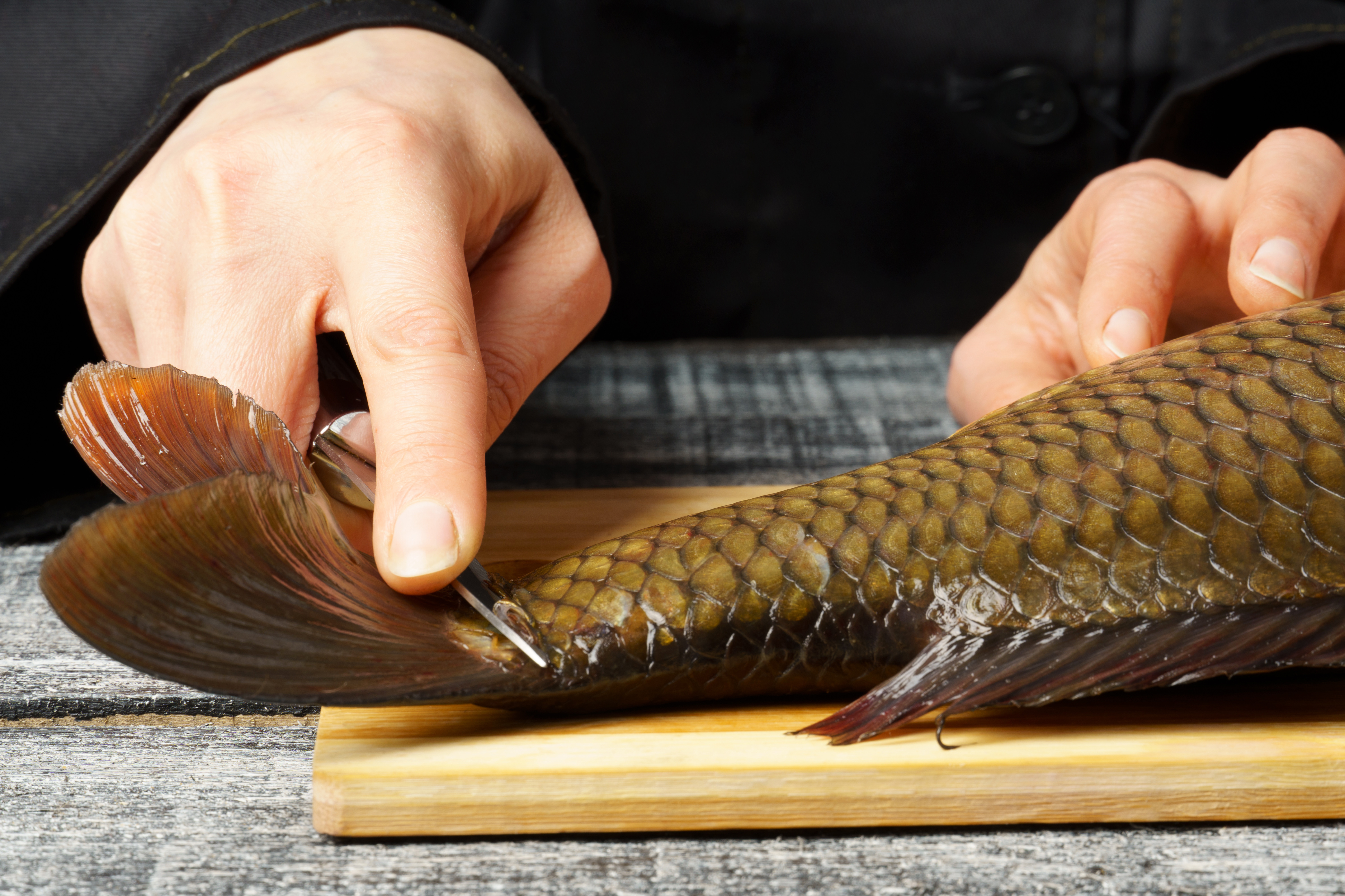 Cum să cureți corect solzii de pește. Trucul care îți va ușura munca