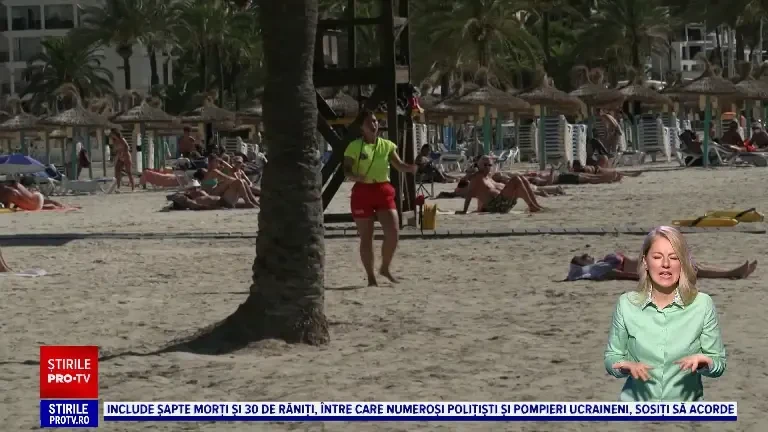 Autoritățile spaniole au închis mai multe zone de litoral din Mallorca din cauza bacteriilor