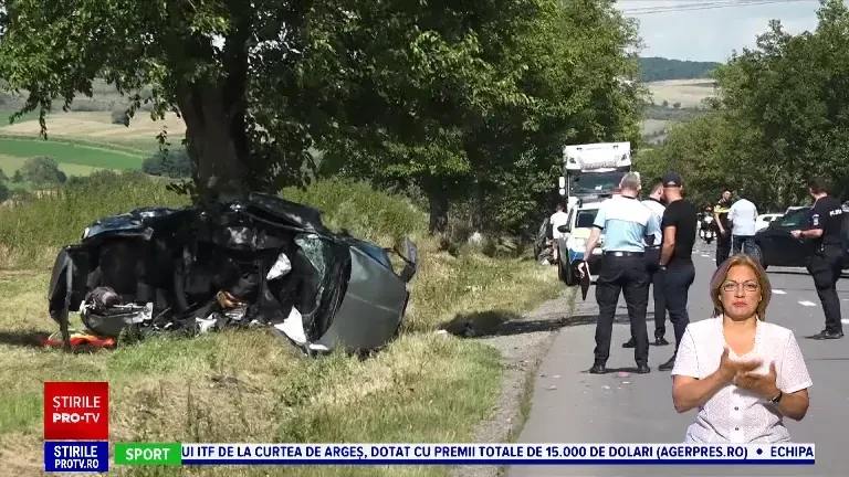 Accident teribil pe un drum din Mureș. Un șofer de 67 de ani a intrat într-o depășire mortală