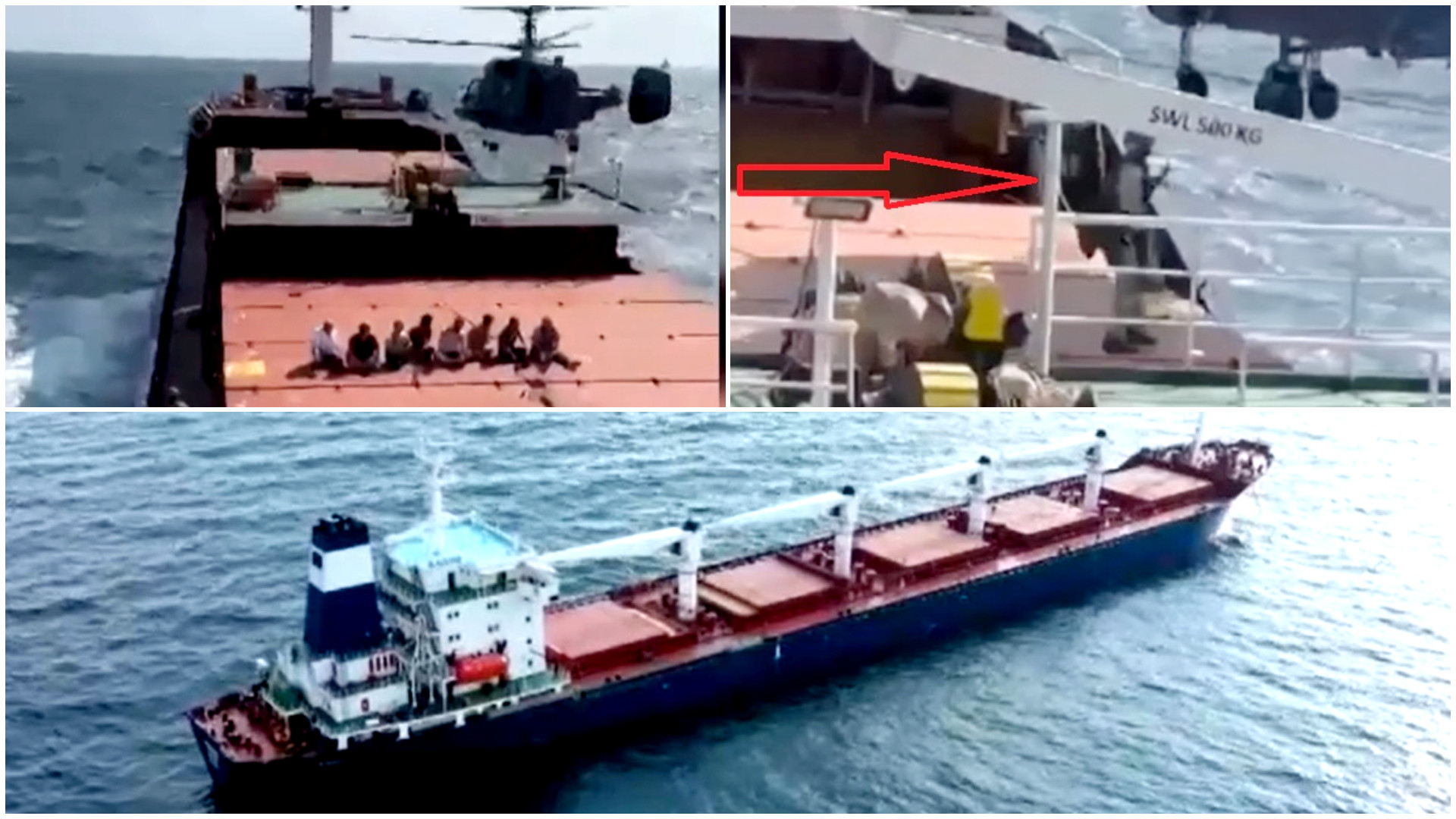 Putin și-a trimis „pirații” în Marea Neagră. Momentul în care soldații ruși au descins la bordul unui vas cargo