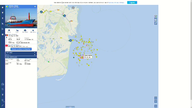 Nava cu cereale atacată de ”pirații” lui Putin în Marea Neagră aparține Turciei. Cargoul se află acum la Sulina