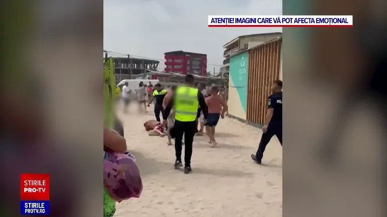 „Haideți, c-avem bătaie!”. De la ce a pornit încăierarea dintre niște turiști și jandarmi pe o plajă din Costinești