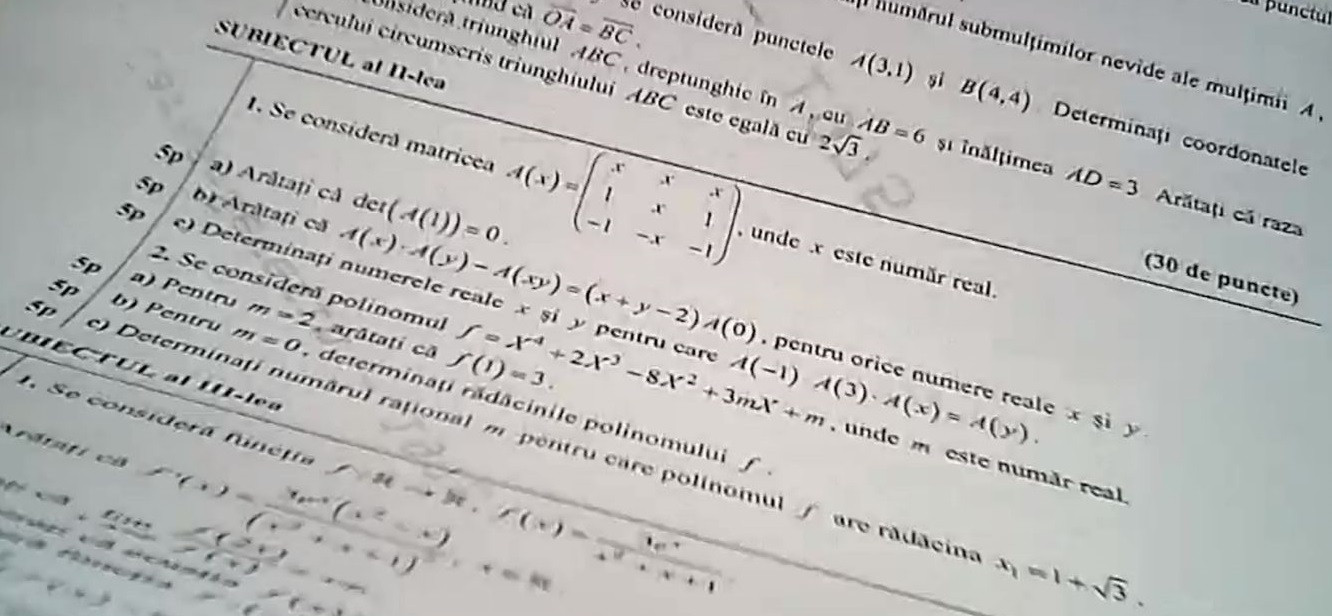 Bac mate info toamna