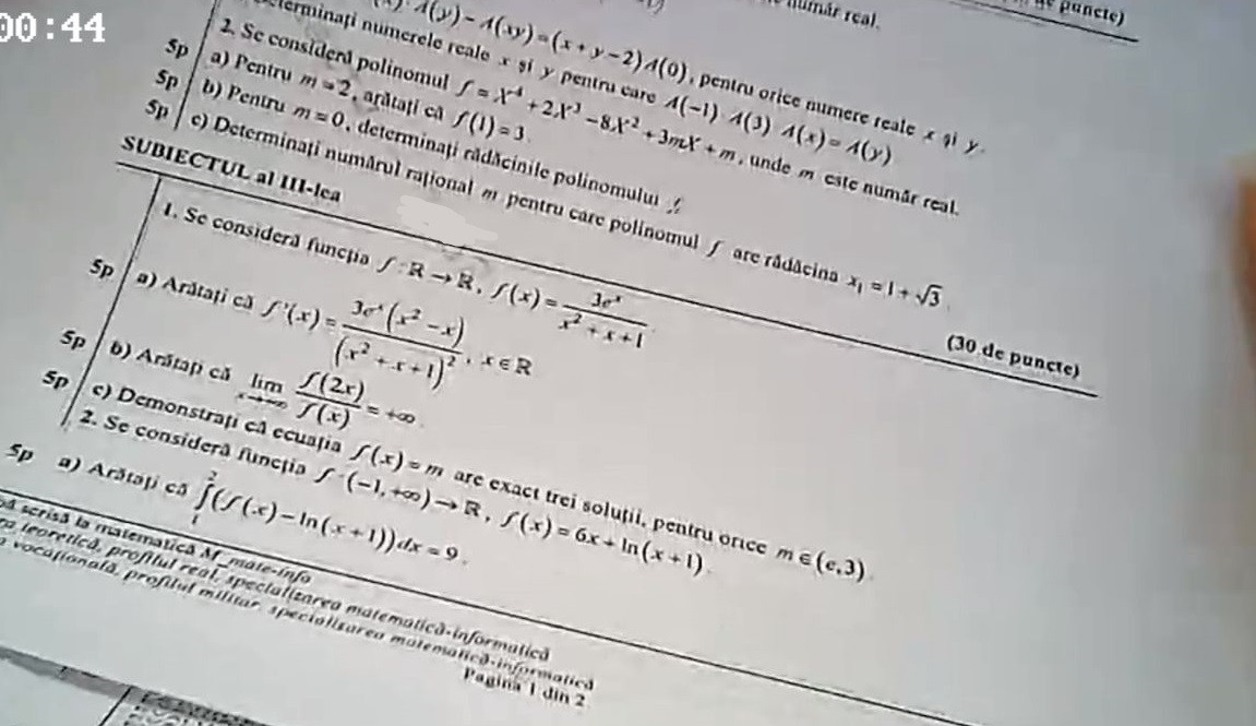 Bac mate info toamna