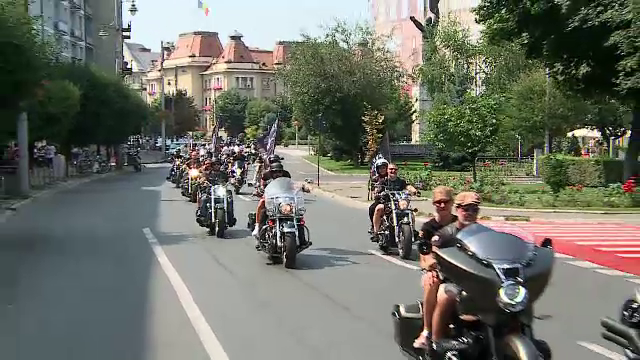 Parada motocicliștilor, în Târgu Mureș. Străzile au răsunat de zgomotul motoarelor turate. „E o stare de spirit”