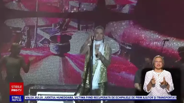 Superstarul britanic Robbie Williams a făcut un show de neuitat la București, la festivalul ”Summer in the City”