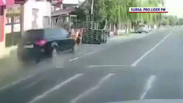 Încă un accident comis de un șofer drogat. Imagini dramatice surprinse la Galați