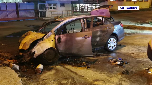 Tragedie în Ploiești. Doi tineri și-au pierdut viața într-un cumplit accident. Mașina în care se aflau a luat foc