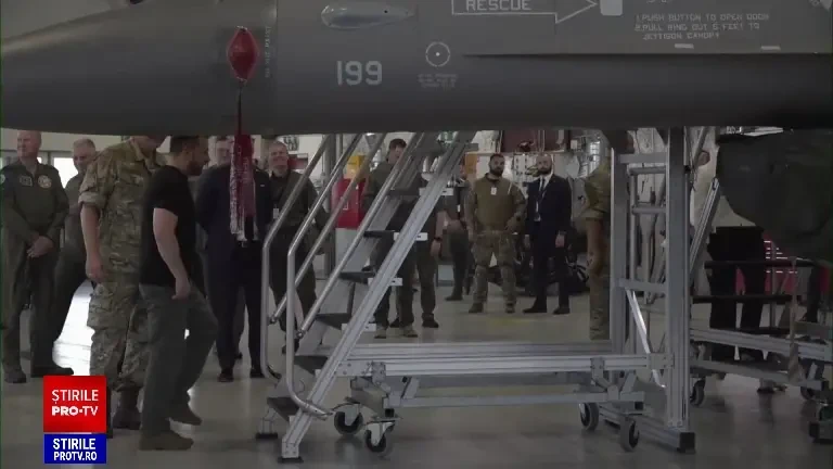 Zelenski a „prins aripi” după vizitele din Olanda și Danemarca. Temutele avioane F-16, gata să schimbe soarta războiului