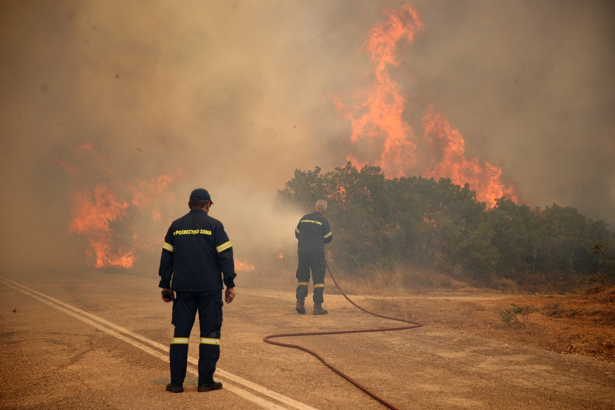 Avertisment de călătorie MAE: Risc ridicat de incendii în Thassos, Limnos, Lesvos, Kefalonia, Zakinthos, Lefkada şi Evia