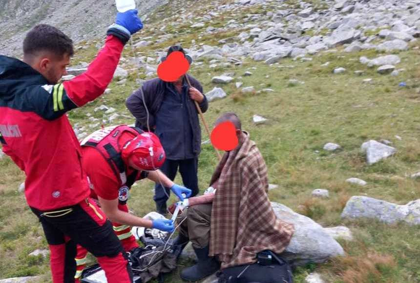 Bărbat mușcat de ureche de viperă, salvat cu elicopterul din Parâng. Salvamontiștii au realizat că era în pericol de moarte