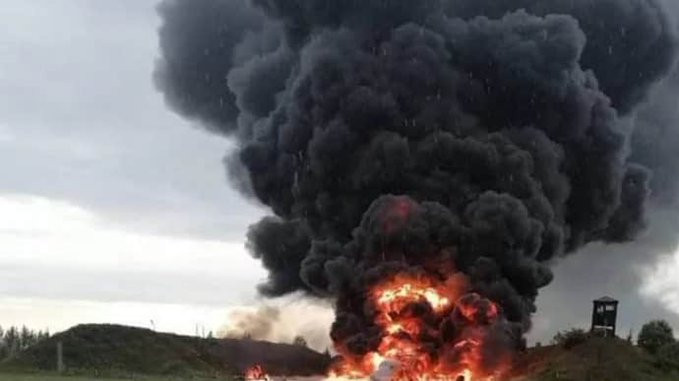 Spionajul militar ucrainean: Cel puţin un avion avariat într-un atac cu dronă la baza aeriană militară rusă Şakovka