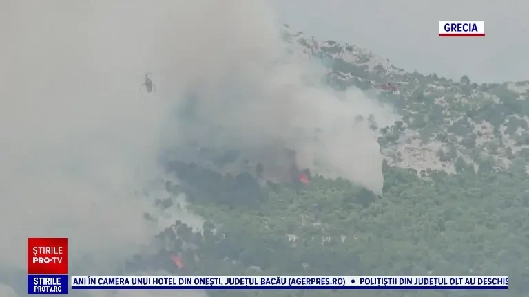 Flăcările au reizbucnit în Grecia și au ucis deja zeci de oameni. Incendiile violente se apropie de Atena