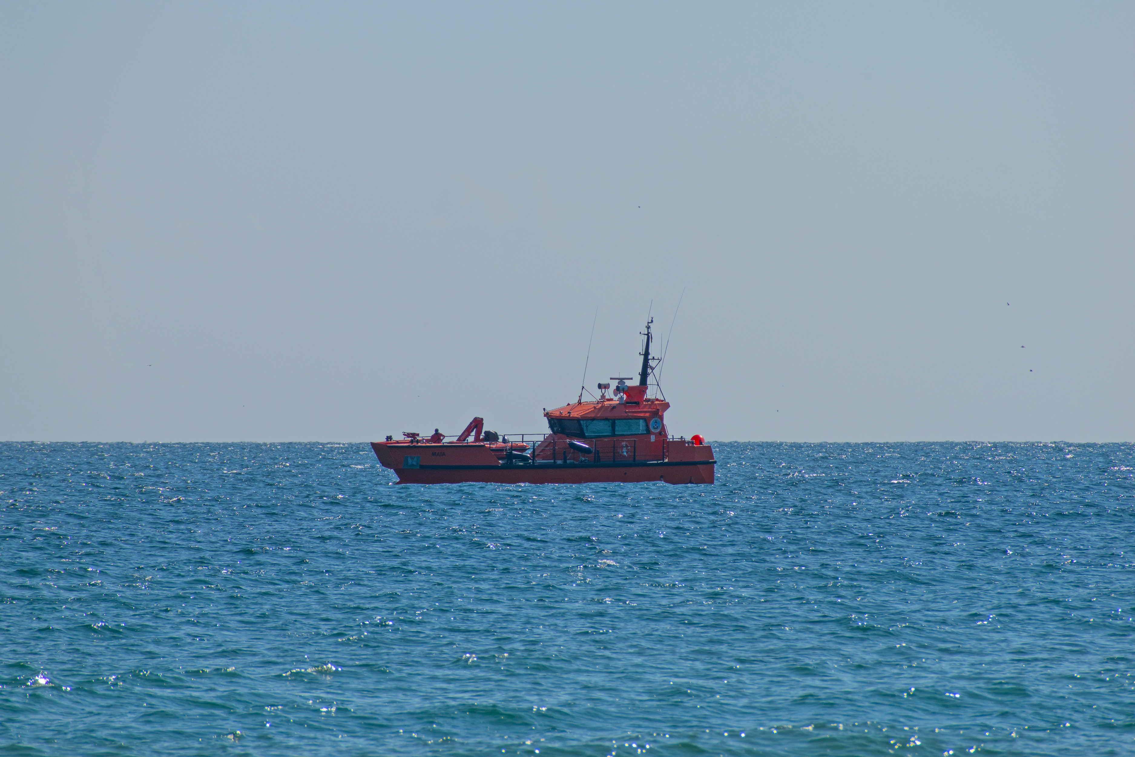 Un marinar ucrainean, cu dureri abdominale, aflat la bordul unei nave cargo în Marea Neagră, preluat de un echipaj ARSVOM