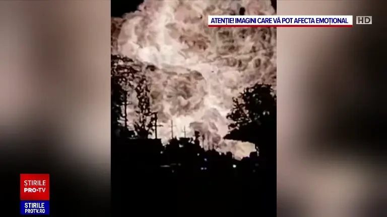 Filmul tragediei din Crevedia. România s-a trezit într-un coșmar colectiv după exploziile soldate cu 58 de victime