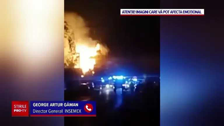 Directorul INSEMEX, despre tragedia de la Crevedia: Resturile proiectate în urma exploziei au ajuns și la 1,5 km depărtare