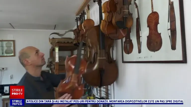 Lutierii din Reghin închiriază instrumentele făcute de ei. De ce sunt foarte apreciate viorile din lemnul românesc