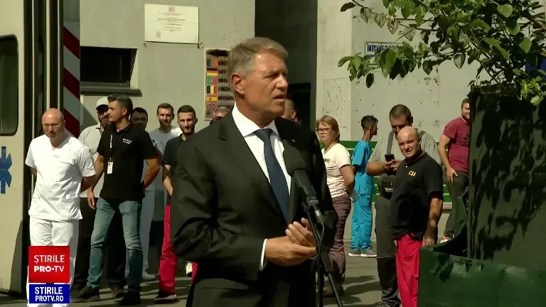Iohannis, de la Spitalul Floreasca: Întrebarea este: De ce s-a ajuns aici, de ce nu s-a prevenit ce putea fi prevenit