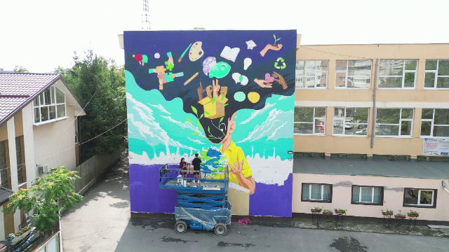 Bacăul își îmbunătățește pictura stradală. Artiști români și străini, invitați să transforme orașul la festivalul ZIDART