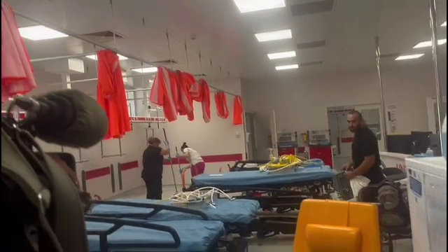 Inundație la Spitalul Bagdasar-Arseni din Capitală. Unul dintre burlane era înfundat cu o conservă și cu frunze