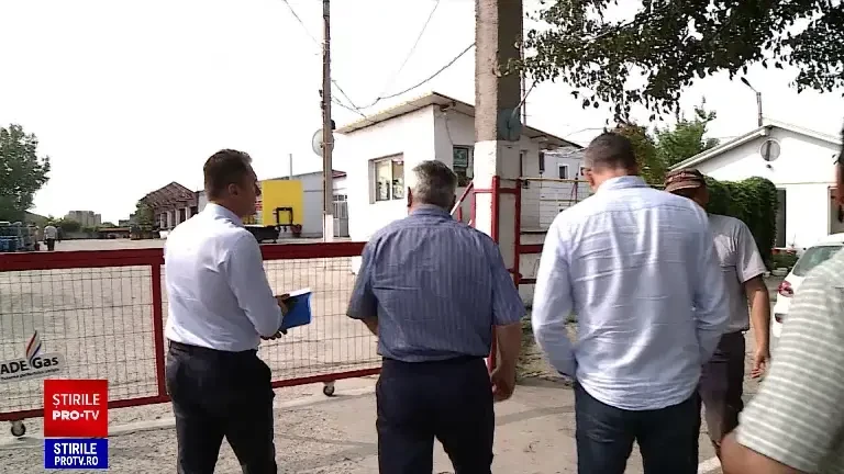 Controale la depozitele GPL administrate de primarul din Caracal. Unul dintre ele este situat în apropierea caselor oamenilor