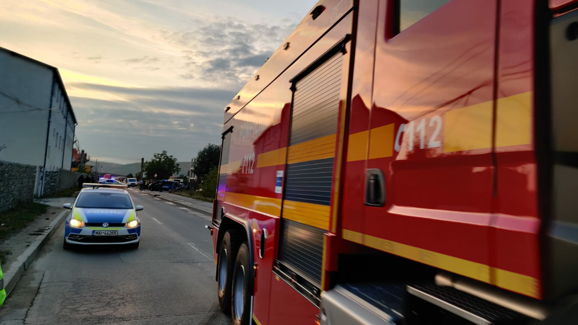 Alertă la o stație de încărcare a buteliilor de oxigen, din Cluj-Napoca. Au intervenit Pompierii