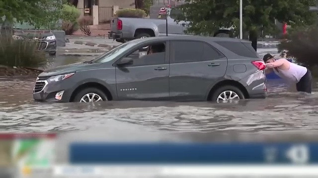 Inundații la Las Vegas. Furtuni violente s-au abătut asupra Capitalei jocurilor de noroc